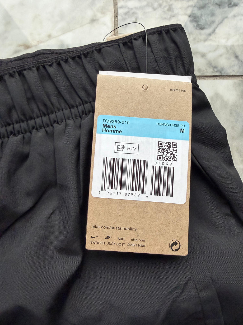 Nike Challenger Men's Black Athletic Shorts M Running DV9359-010