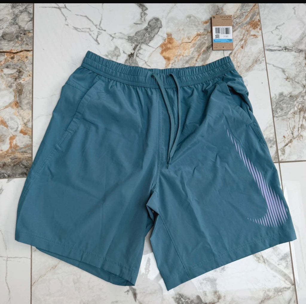 Nike Dri-FIT Men's 2pc T-Shirt & Shorts Set Pockets Drawstring Blue M