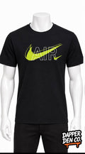 Nike Air Men’s Navy Logo Graphic Print Crew Neck Short Sleeve T-Shirt S