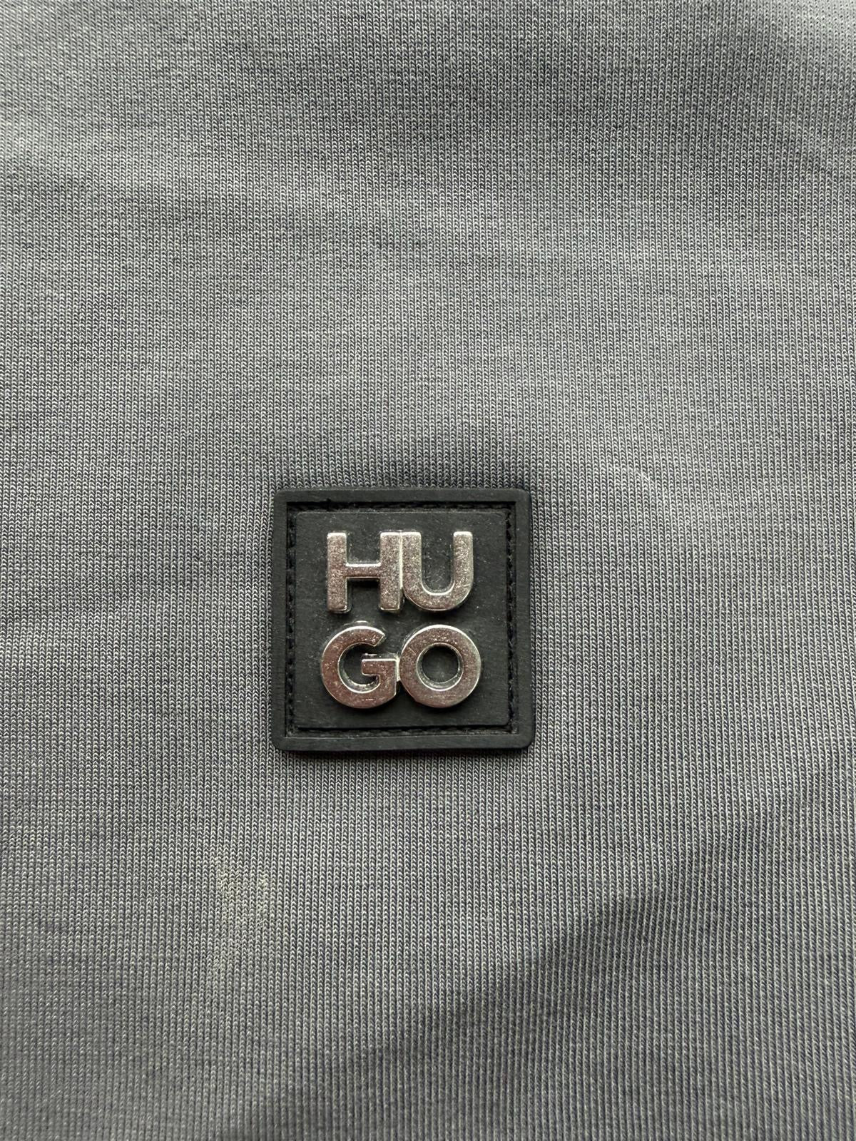 HUGO Men's Grey Crew Neck Pullover Logo Sweatshirt Size Large 50533689