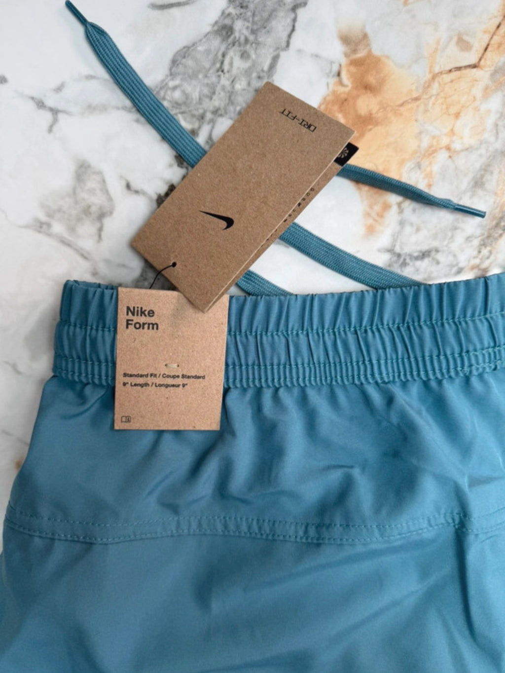 Nike Dri-FIT Men's 2pc T-Shirt & Shorts Set Pockets Drawstring Blue M