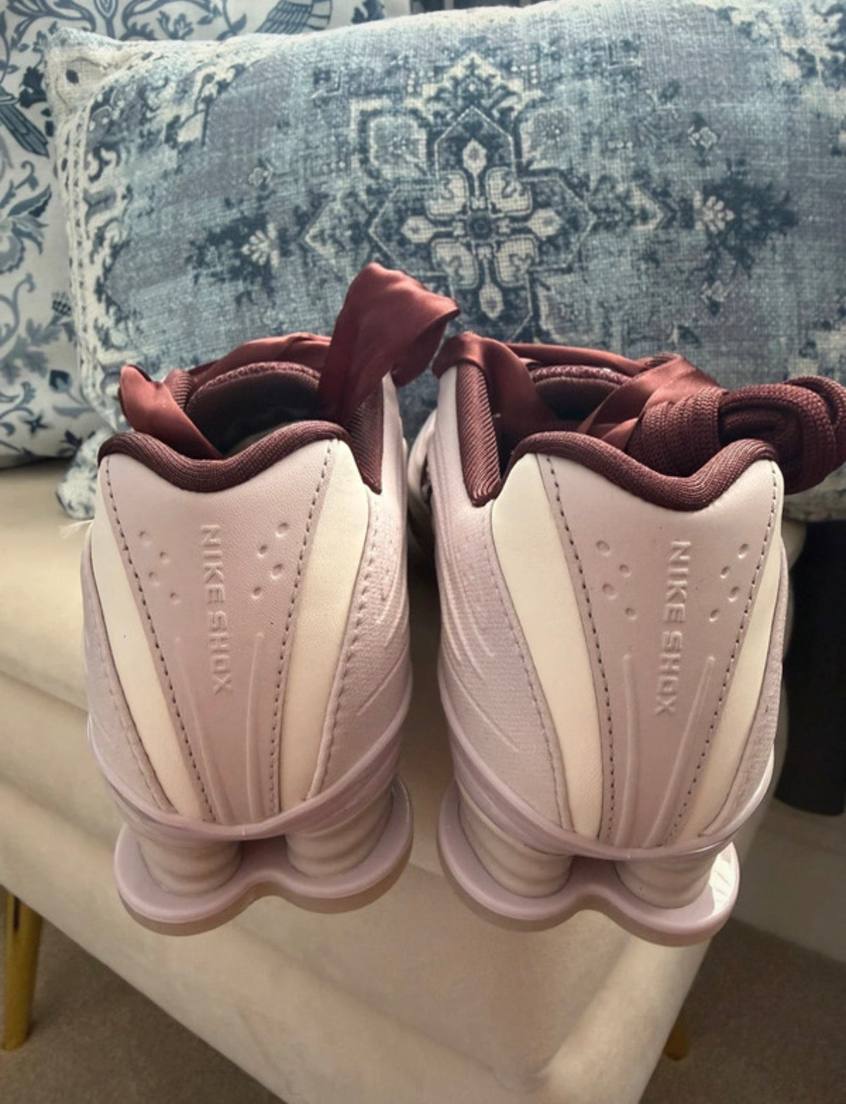 Nike Shox Z SE Women's Pink/Burgundy Lace-Up Low Top Trainers UK 4.5 EU 38