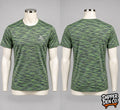Montirex Trail 2.0 Men's Grey/Green Polyester Logo Crew T-Shirt Size L 234815