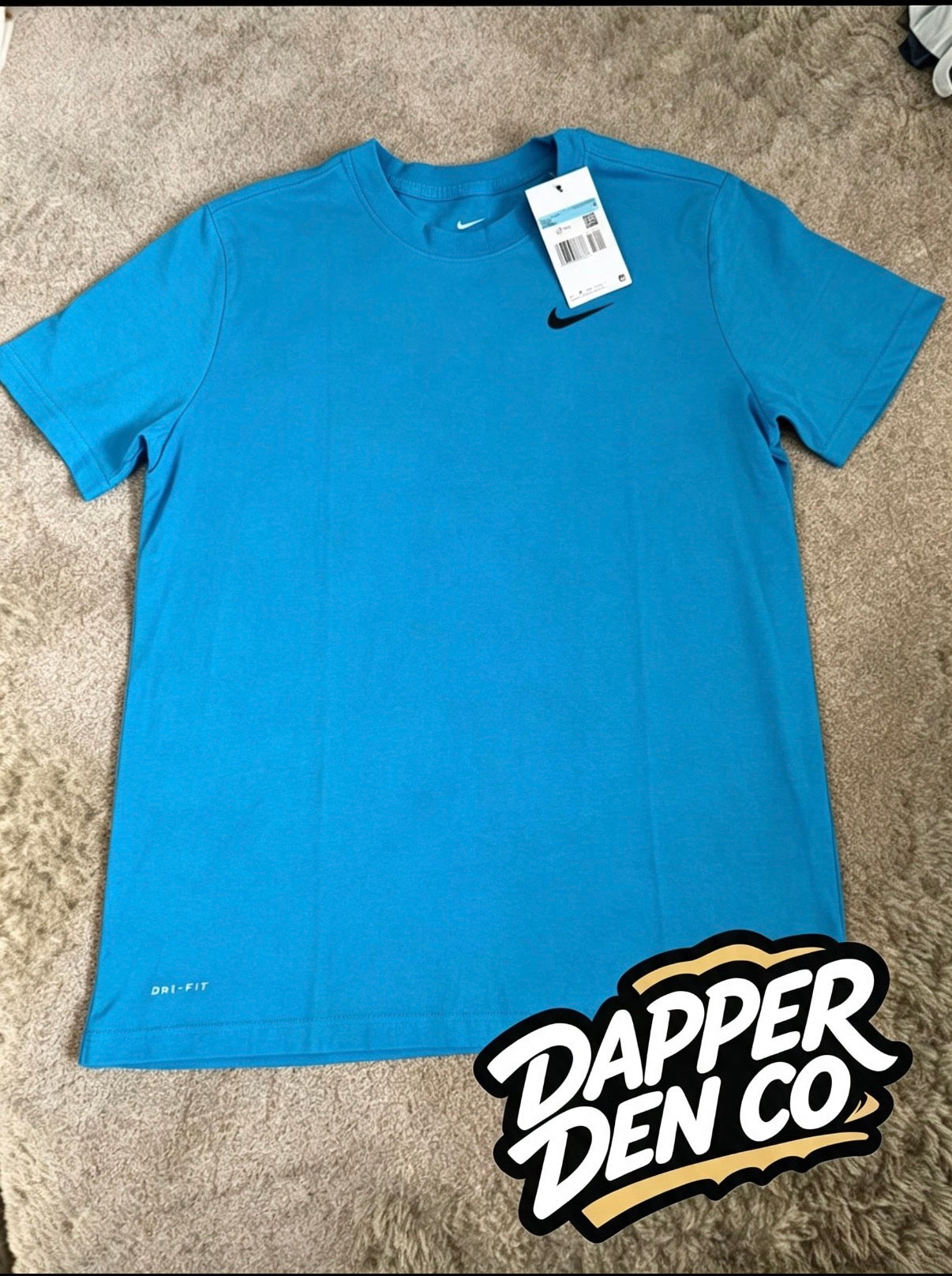 Nike Dri-FIT Men's Blue Crew Neck T-Shirt Size M AR6029-447