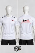 Nike Dri-FIT Men's White Polyester Graphic Logo Crew Neck T-Shirt Size S Miler