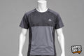 Montirex boys  Grey/Dark Grey Colourblock Logo Crew Neck T-Shirt Size XL