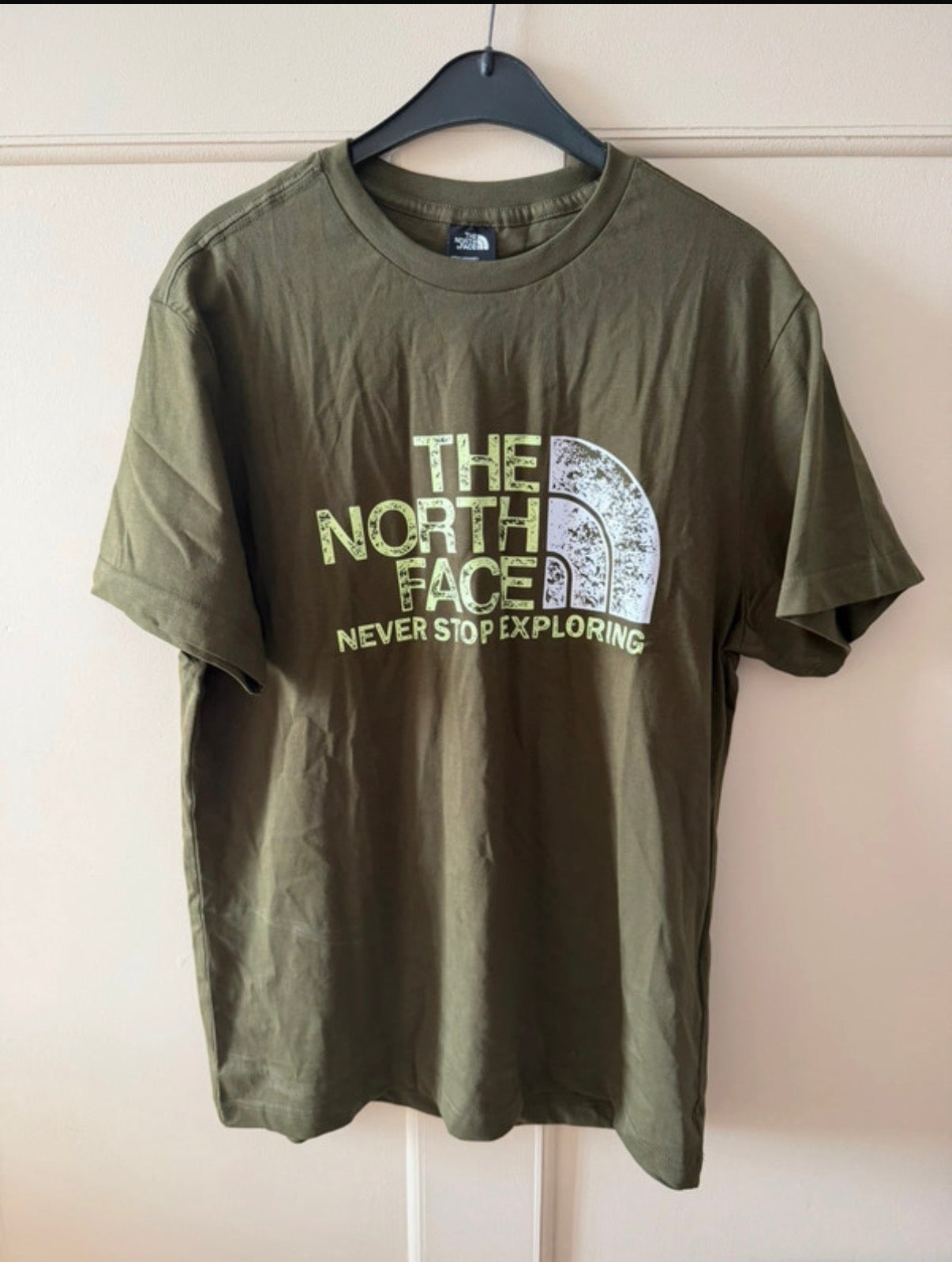 The North Face Men’s Green Logo Graphic Print Crew Neck Short Sleeve T-Shirt M
