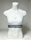 Under Armour Armour Women’s Racerback Sports Bra Medium Support White/Grey XS