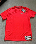 Nike Dri-FIT Men's Orange Crew Neck T-Shirt Size M DX1025-695