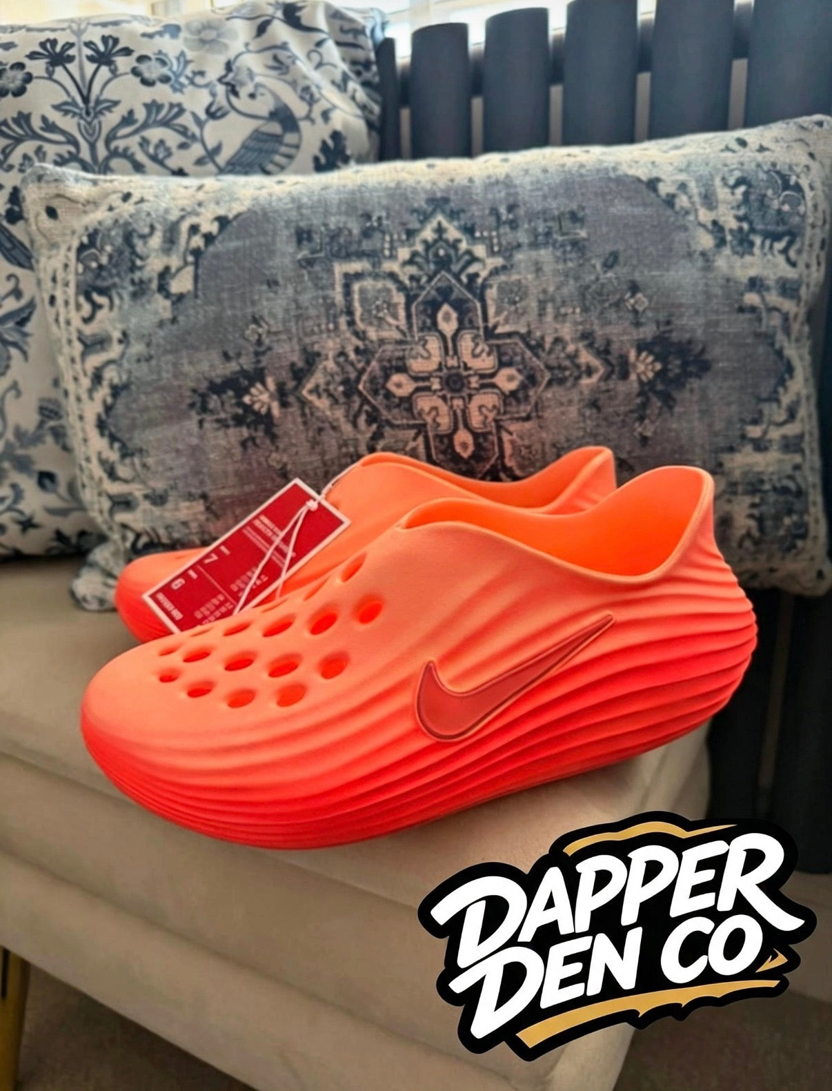 Nike ReactX Rejuven8 Women's Orange Slip-On Low Top Trainers UK 4.5 US 7