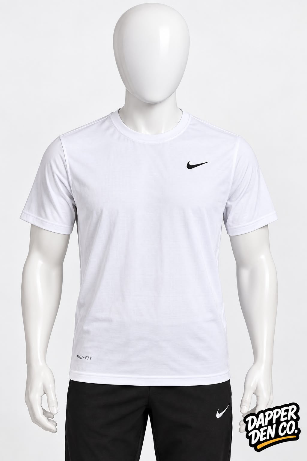 Nike The Nike Tee Dri-FIT Men's White Logo Crew Neck T-Shirt Size M