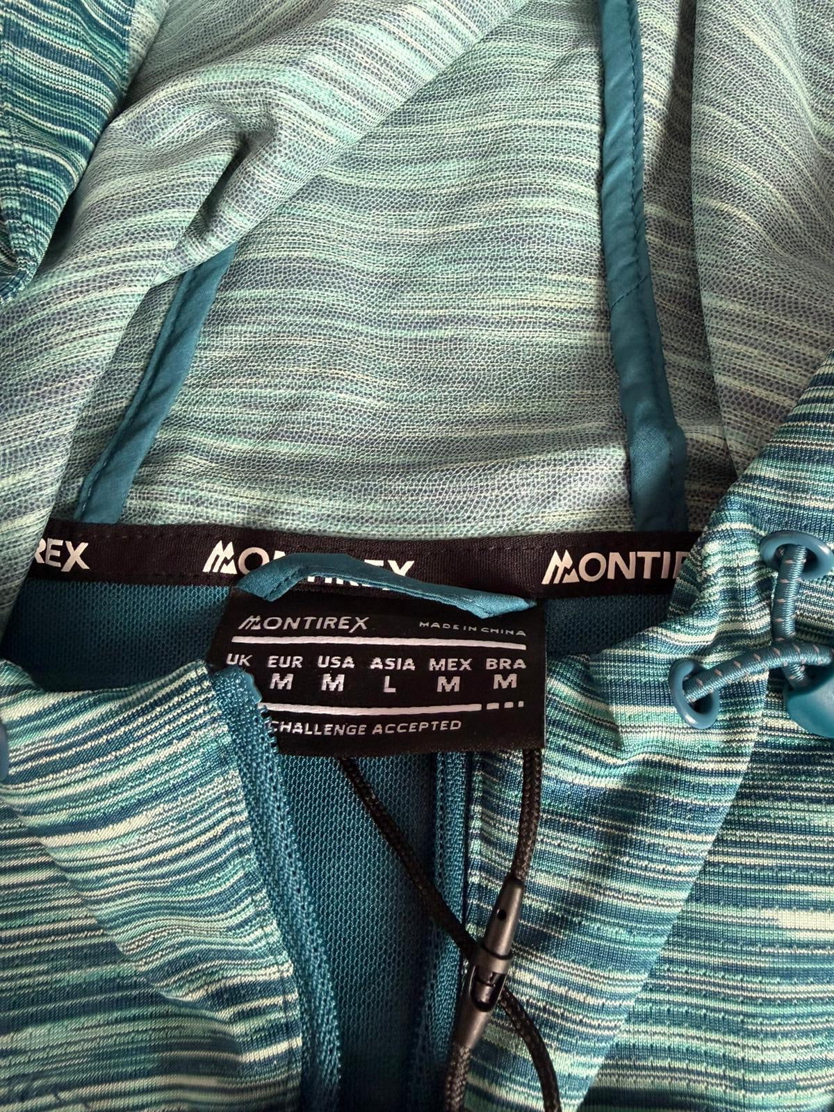 Montirex Trail windbreaker & Dri Fit T-Shirt set. Size Medium