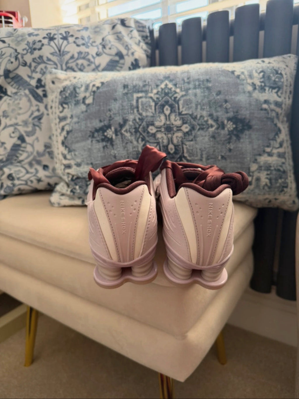Nike Shox Z SE Women's Pink/Burgundy Lace-Up Low Top Trainers UK 4.5 EU 38