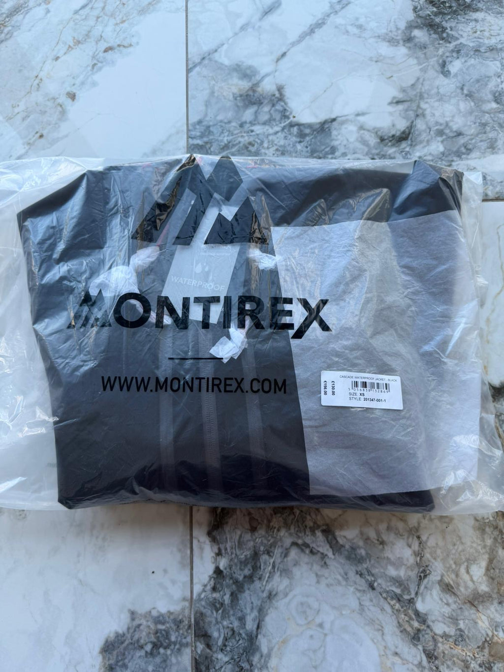 Montirex Cascade Waterproof Men’s Hooded Full Zip Jacket Black XS