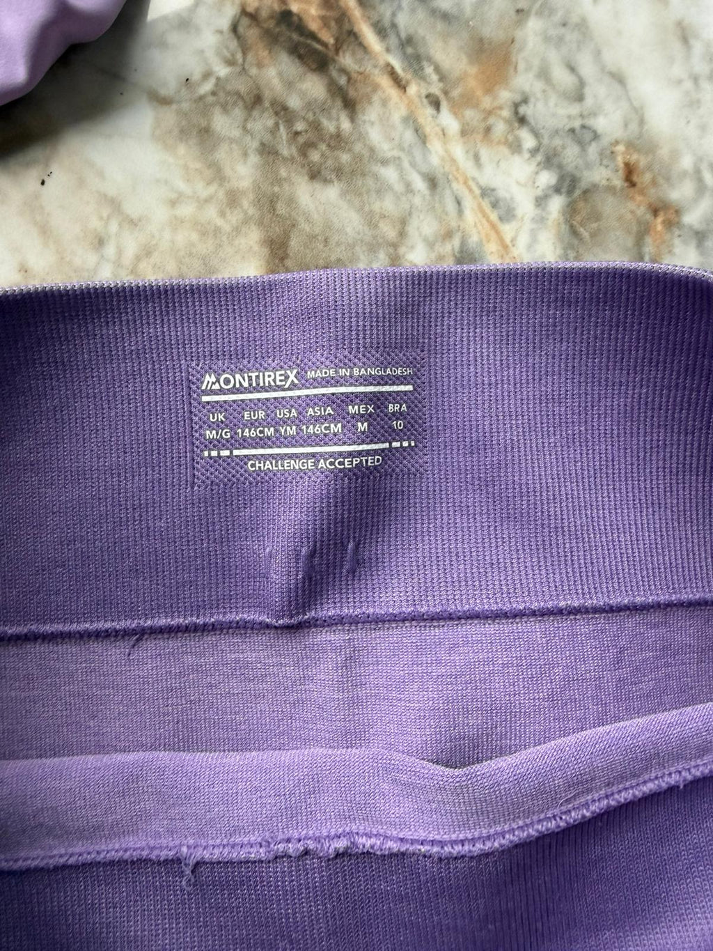 Montirex GIRLS Purple 2pc Leggings & Long Sleeve 1/4 Zip Top Set LARGE/MEDIUM
