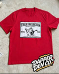 True Religion Men’s Red Logo Graphic Print Crew Neck Short Sleeve T-Shirt XL