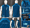 Montirex MTH Trail Men’s Full Zip Gilet Waistcoat Blue Size S