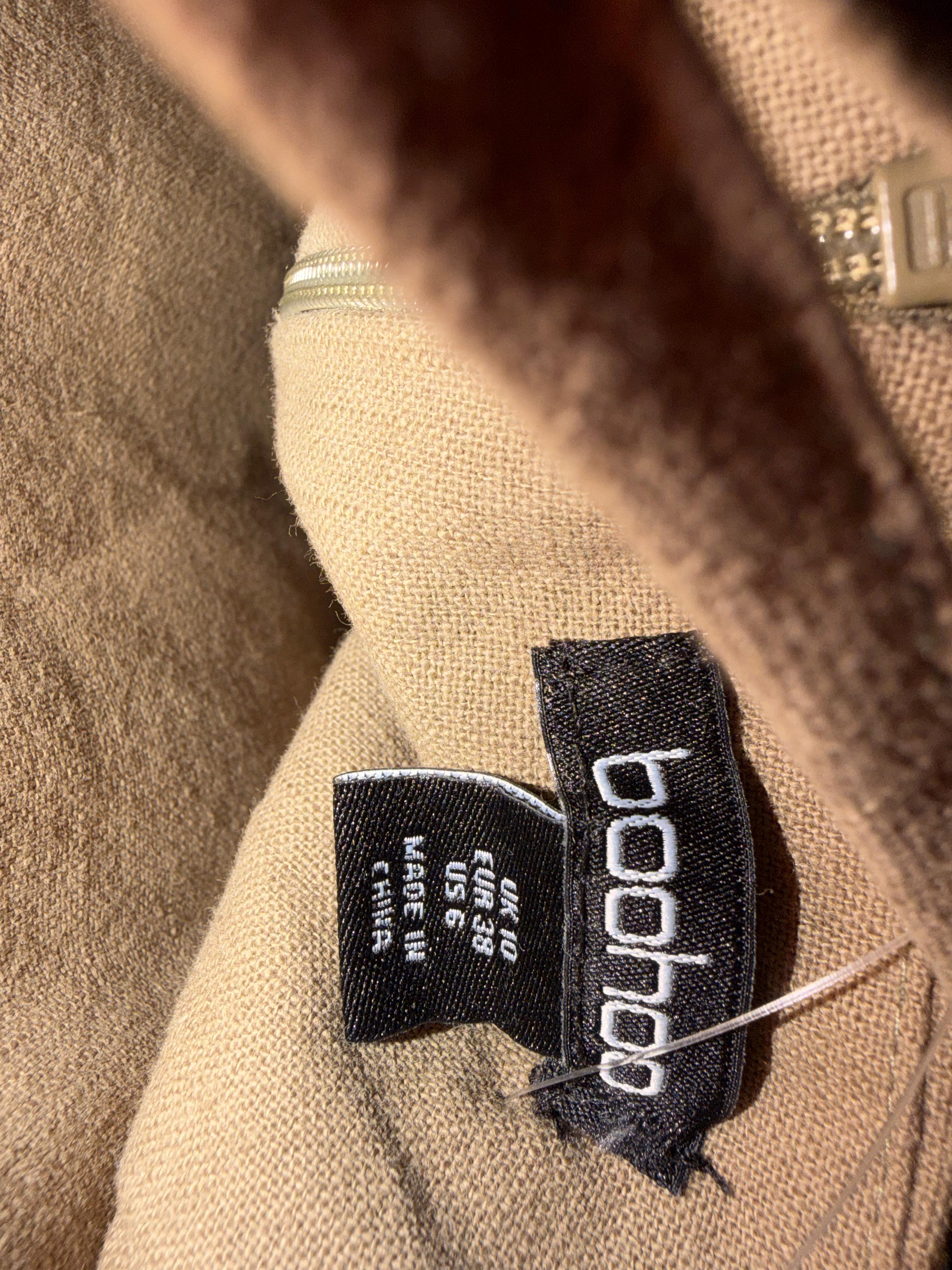 Boohoo Khaki Halter Jumpsuit size 10