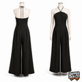 Boohoo Black Halter Jumpsuit size 12