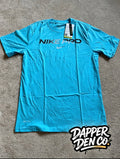 Nike Pro Dri-FIT Men's Blue Polyester Logo Crew Neck T-Shirt Size XL DA1587