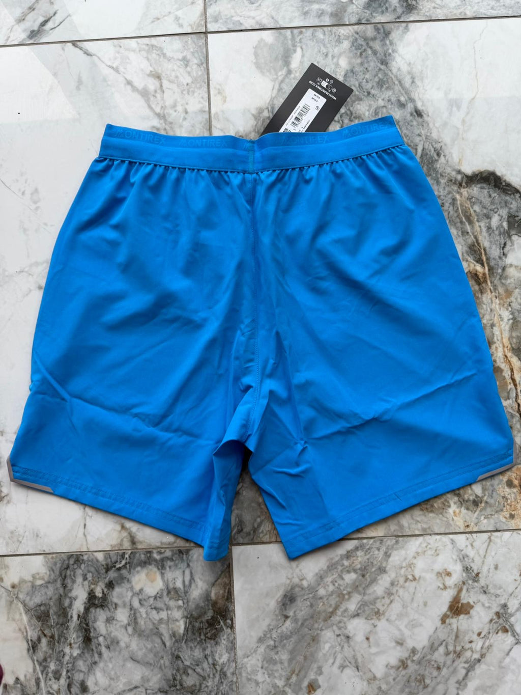 Montirex Men's FLY 3.0 Blue Athletic Shorts S Pockets Stretch Gym Running