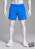 Montirex Men's FLY 3.0 Blue Athletic Shorts S Pockets Stretch Gym Running