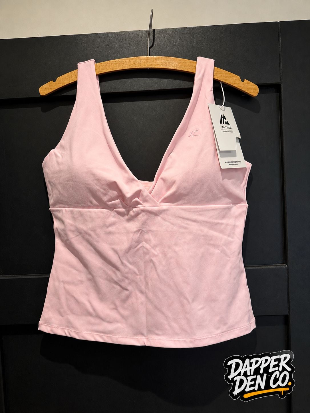 Montirex Womens powder tank light pink size Large brand new with tags