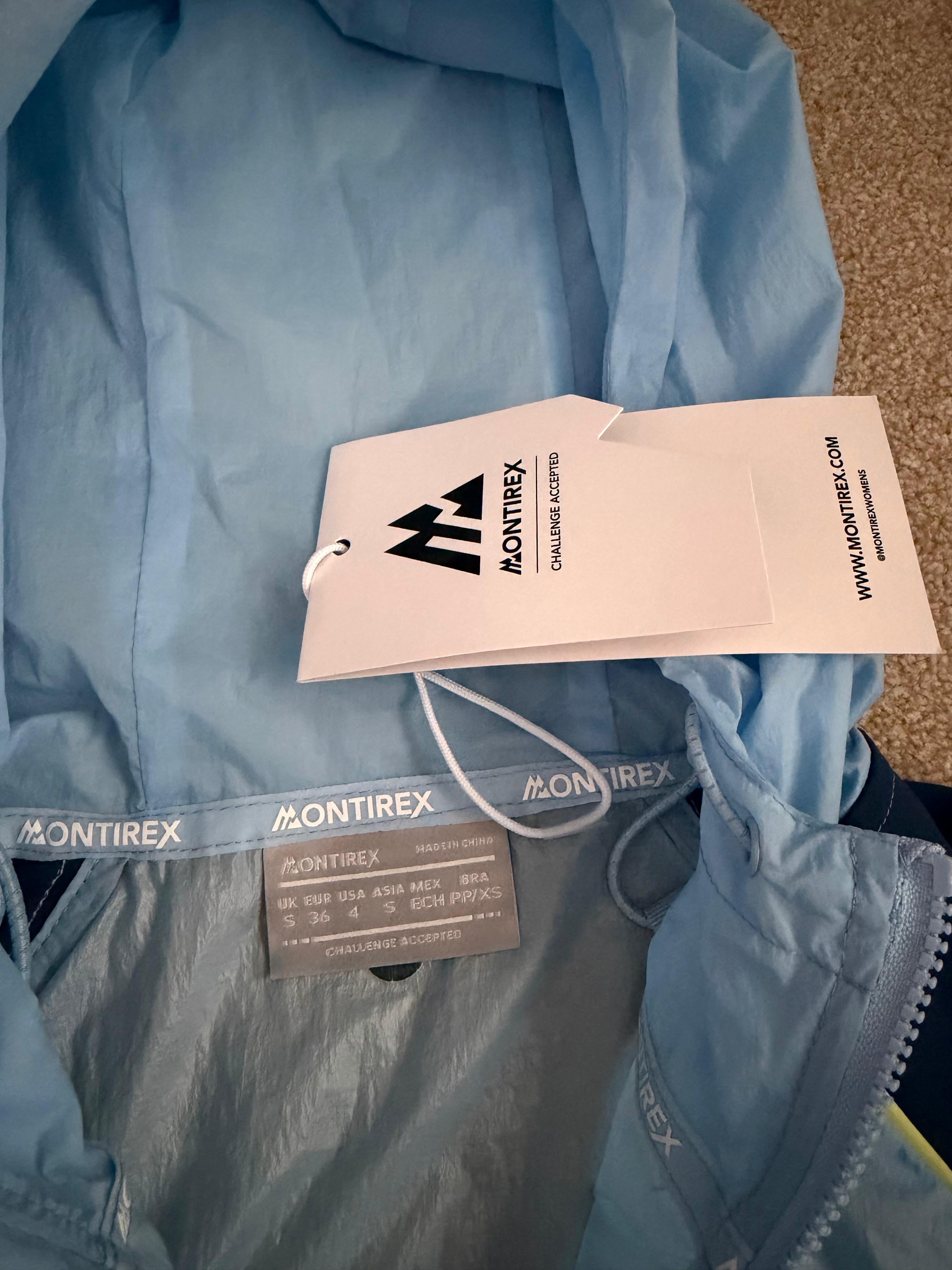 Montirex womens vitality windbreaker size Small brand new