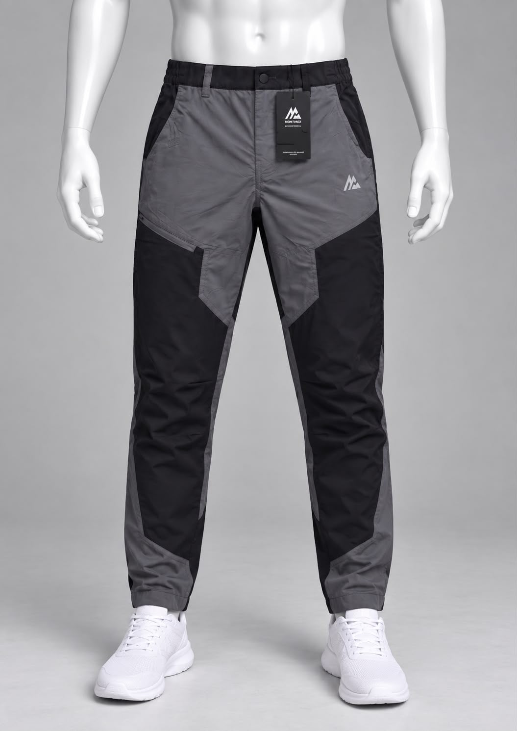Montirex Boys Black Hiking/Camping Trousers, Polyester, Size L Age 12-13
