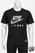 Nike Air Max Men’s Black Crew Neck Short Sleeve Graphic Logo T-Shirt Size M