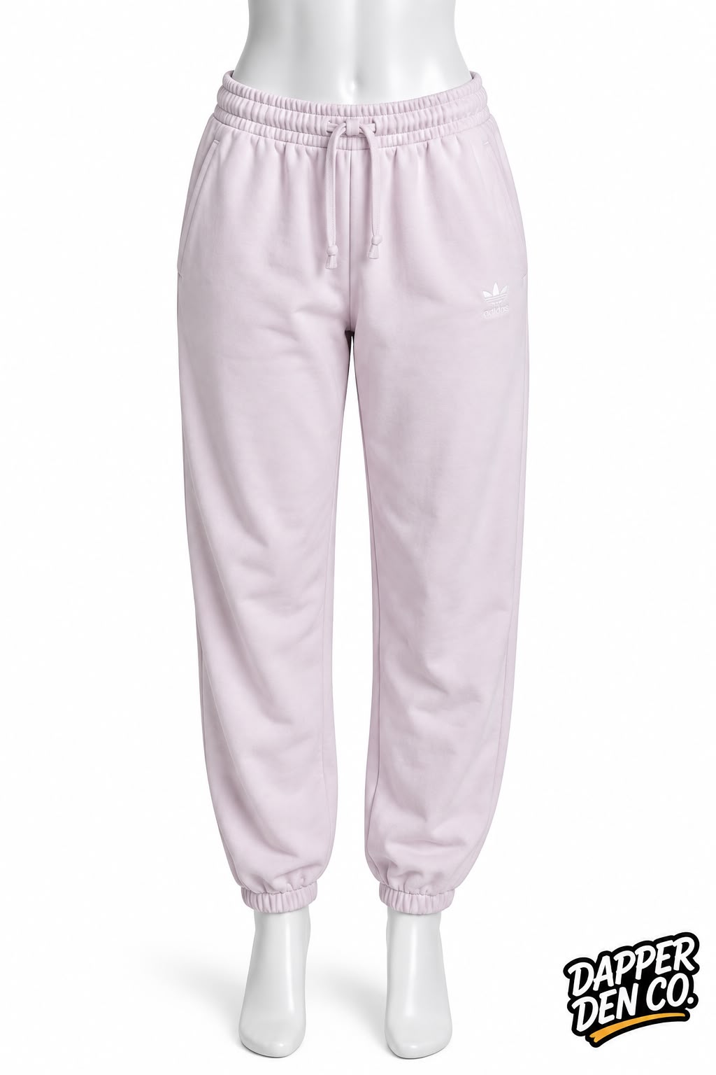 adidas Originals Pink Loose Fit WOMENS Straight Leg Sweatpants Pockets XL