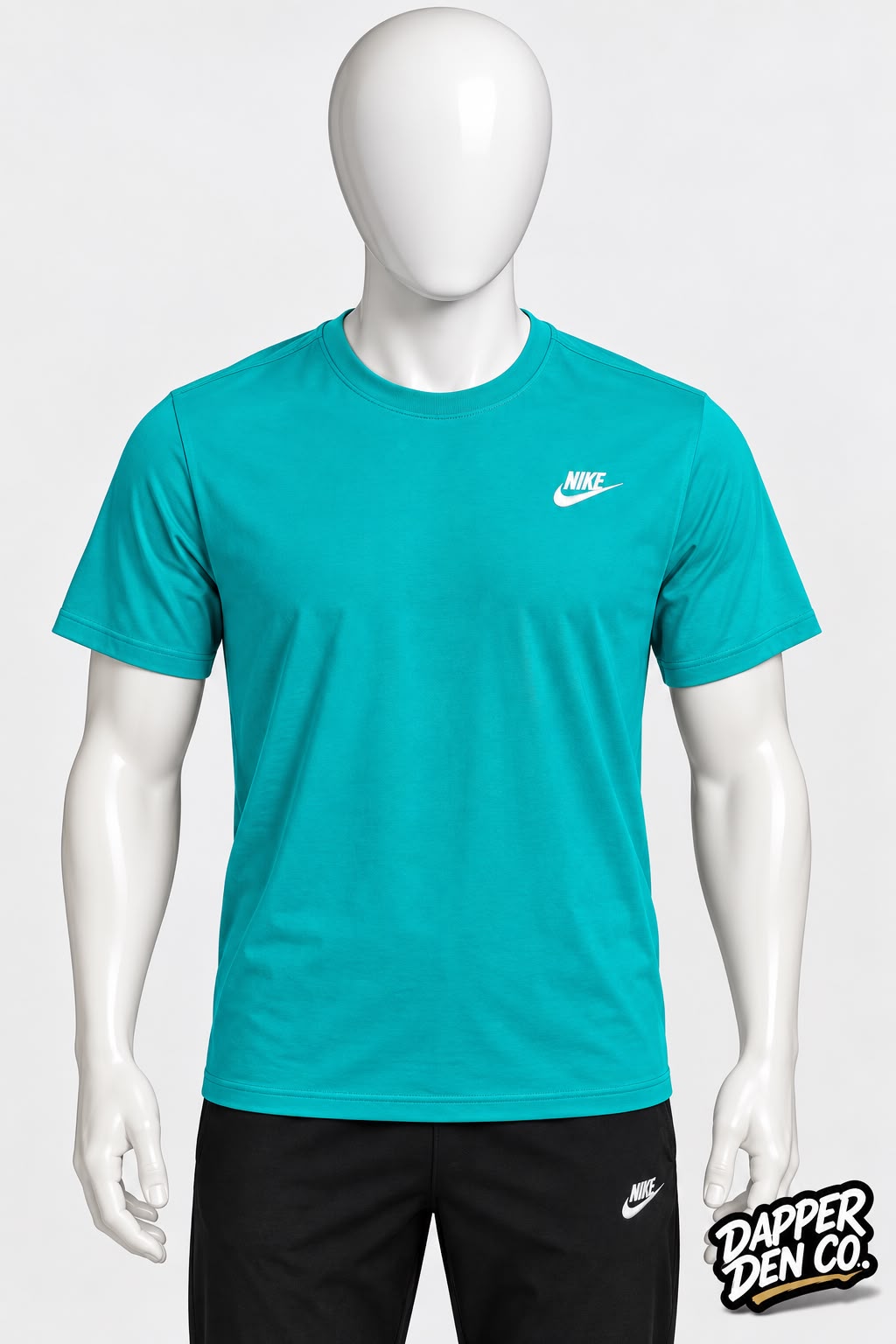 Nike The Nike Tee Men’s Green Logo Crew Neck Short Sleeve T-Shirt M
