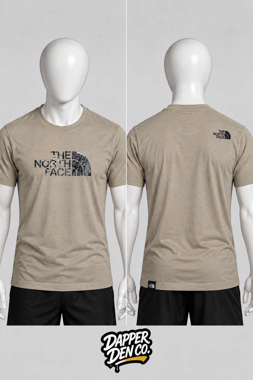 The North face Clay grey Graphic T-Shirt size XL mens