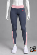Montirex MTX Run Colourblock High Rise Ankle Leggings Pockets XS Blue/Pink